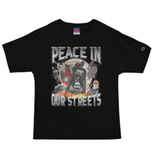 Vintage peace in our streets tee